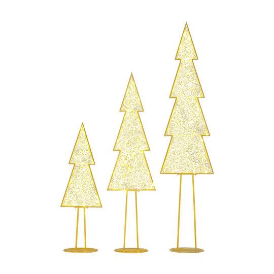 Luzy Illuminated Christmas Tree – Set of 3