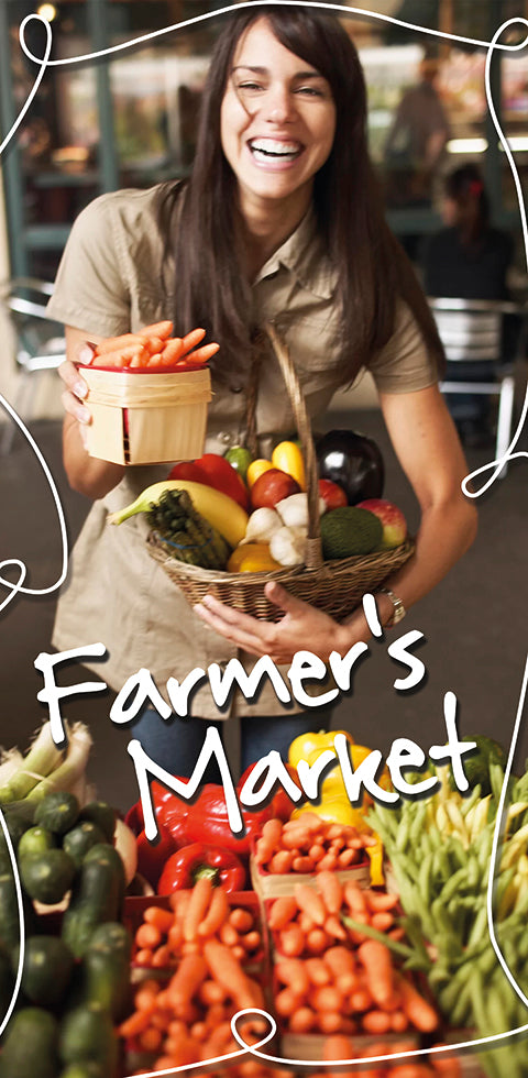 Market Basket Single Vinyl Banner