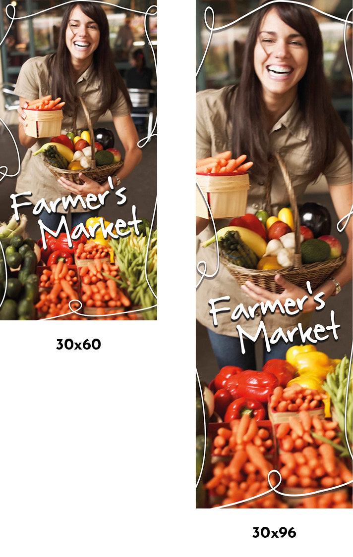 Market Basket Single Vinyl Banner