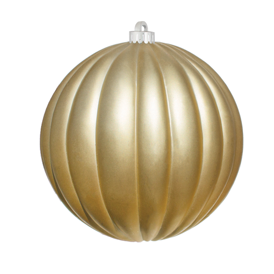 Matte Ribbed Ornaments