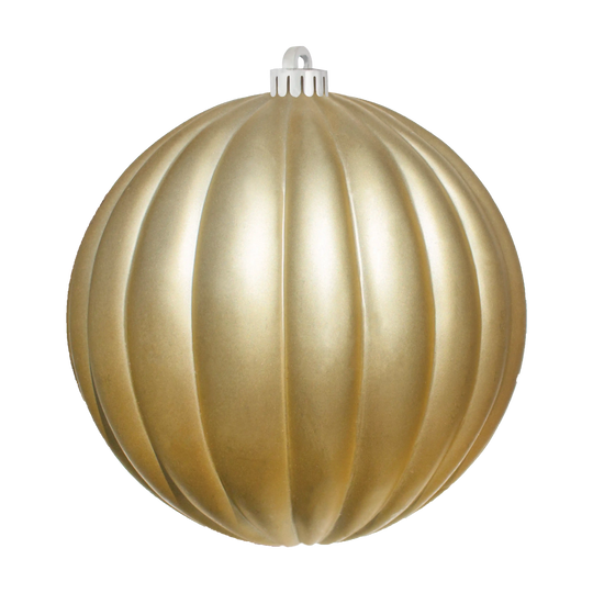 Matte Ribbed Ornaments