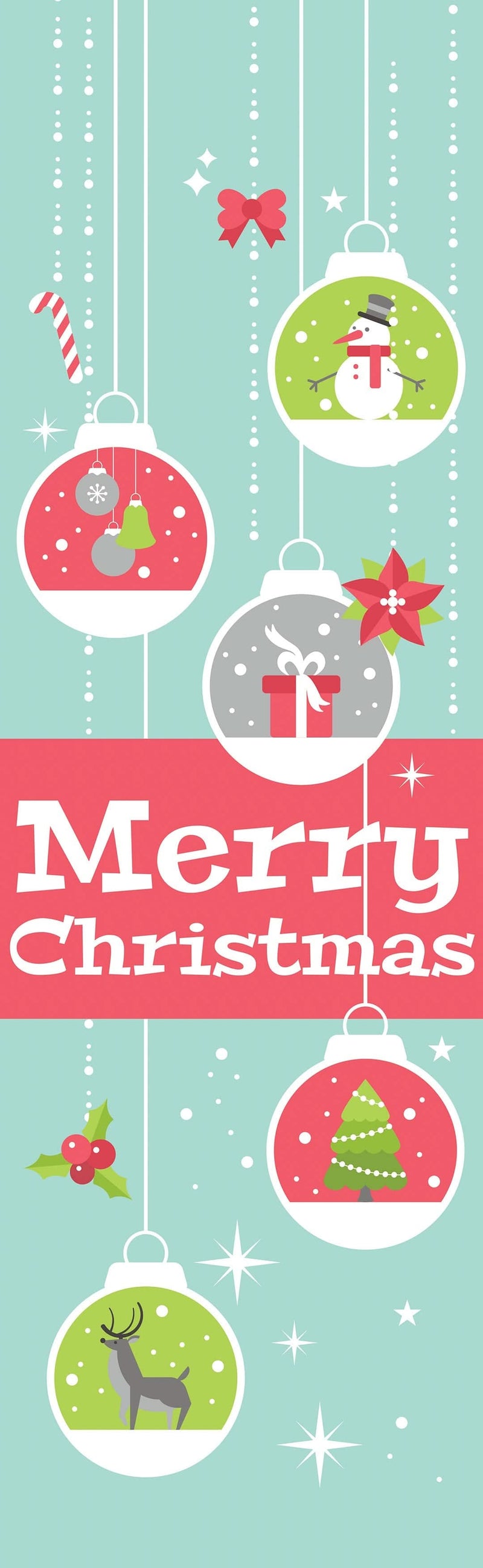 Merry Rounds Single Vinyl Banner