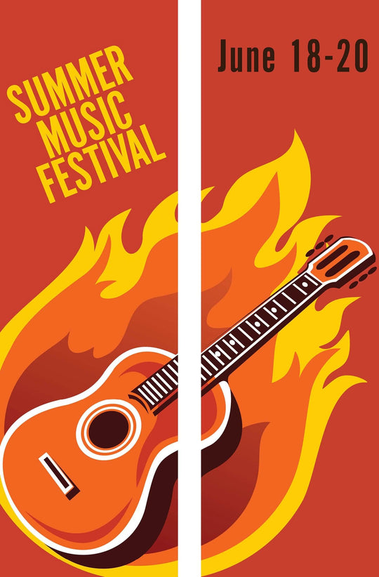 Music Fest Double Vinyl Banner Set