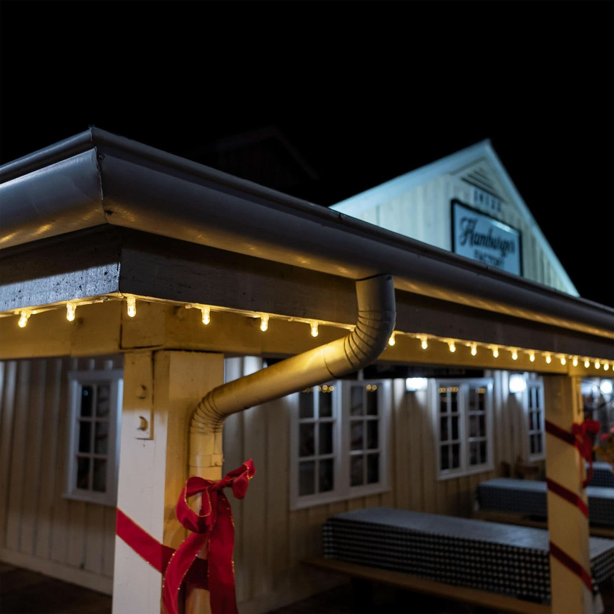 Dekra-Lite Low Voltage Clip Lighting displayed outisde