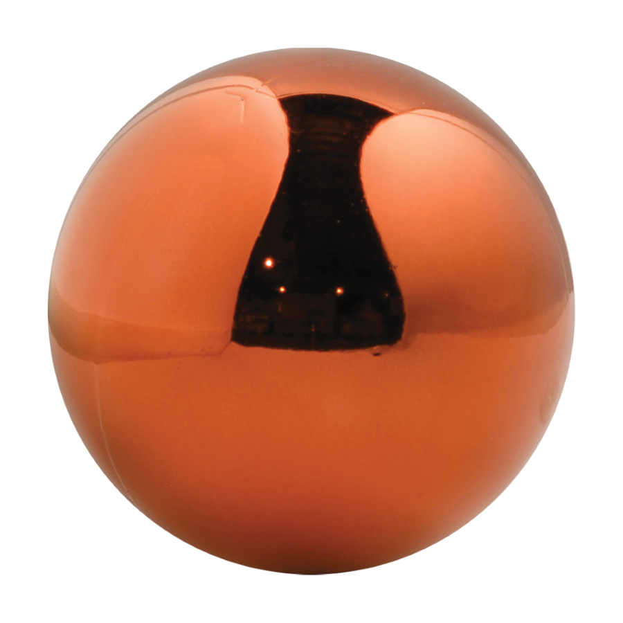 Dekra-Lite Large Orange Shiny Shatterproof Ornament