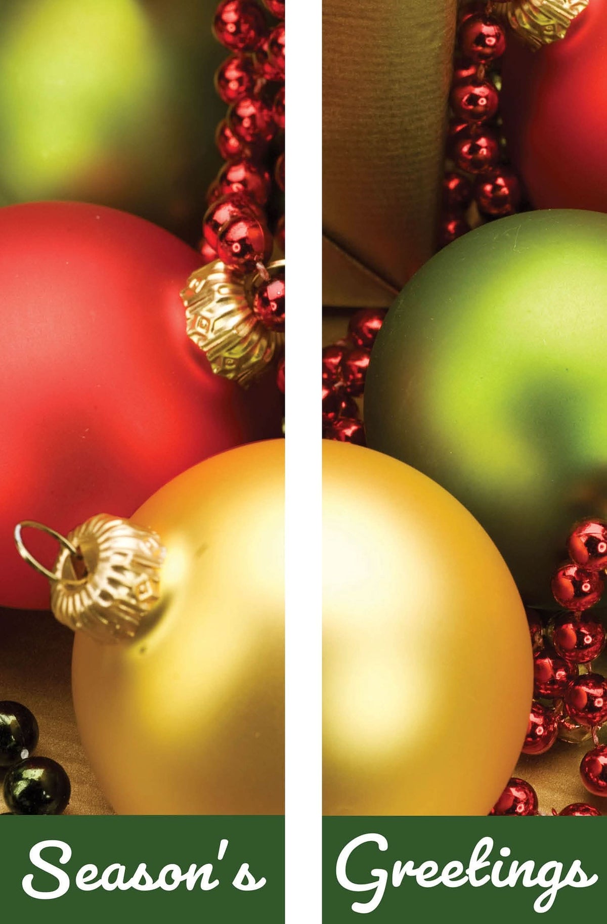 Ornaments & Beads Double Vinyl Banner Set