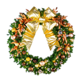 Precious Metals Pre-Decorated Wreaths
