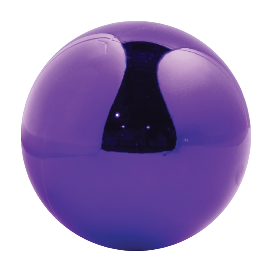 Dekra-Lite Large Purple Shiny Shatterproof Ornament