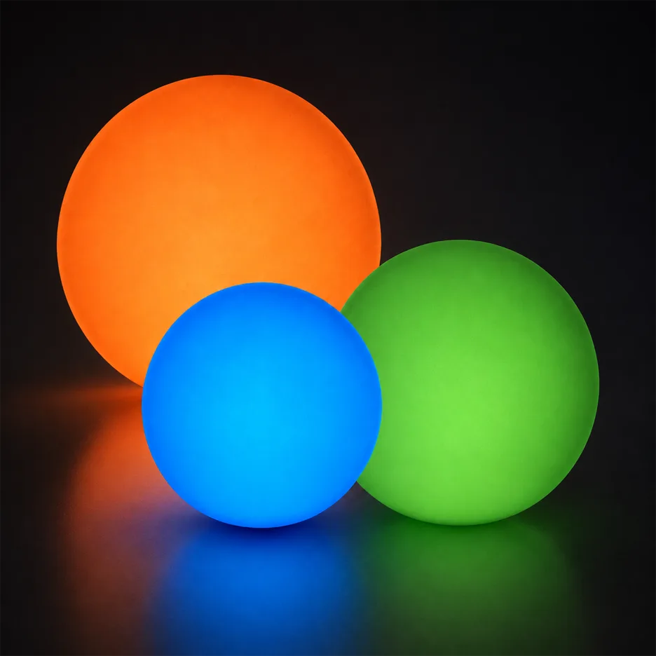RGB Color-Changing Spheres (Set of 3) – Dekra-Lite