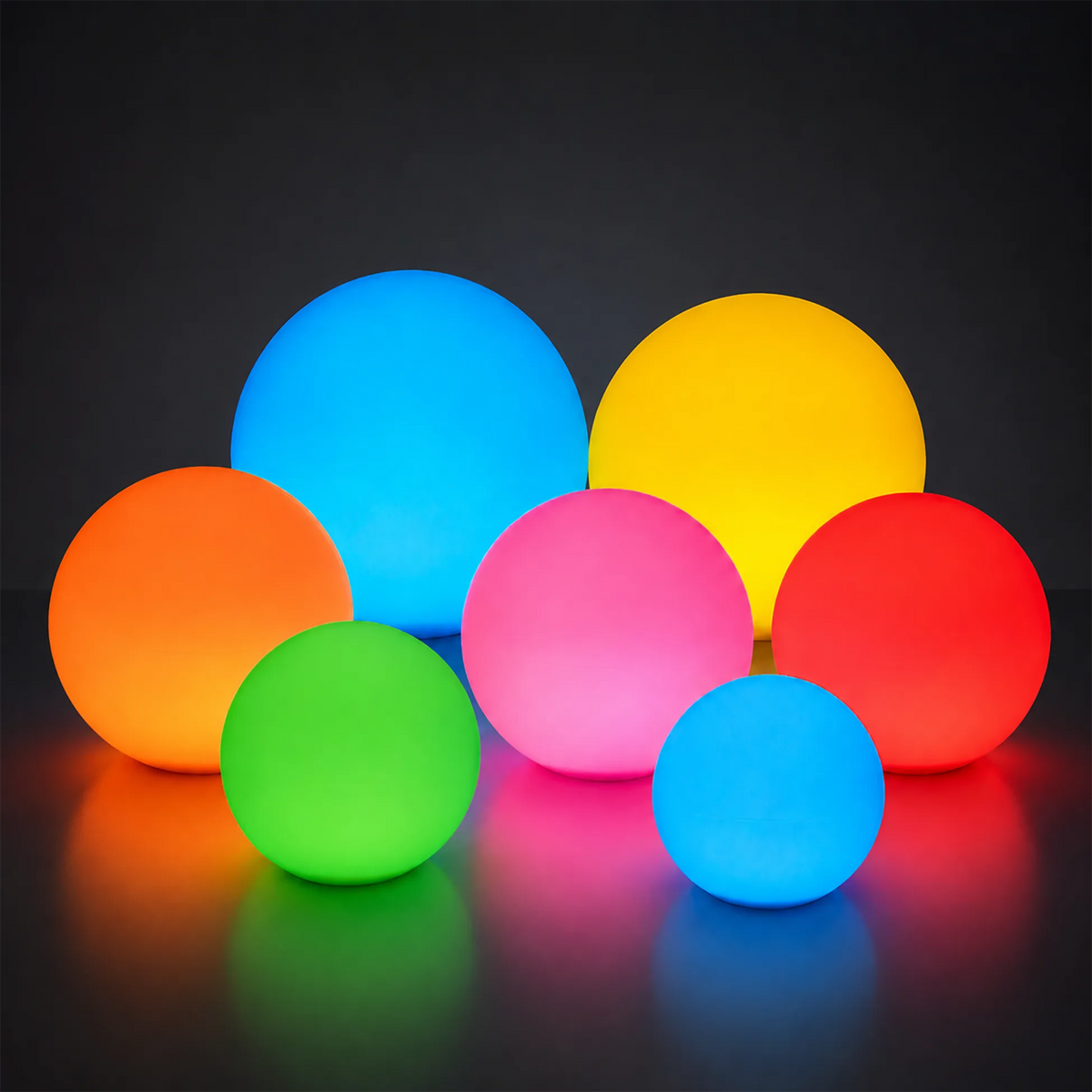 RGB Color Changing Spheres (Set of 7) – Dekra-Lite