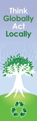 Recycle Tree Single Vinyl Banner Dekra-Lite