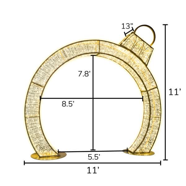Regal Walk-Through Ornament