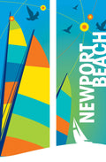 Sails Double Vinyl Banner Set Dekra-Lite