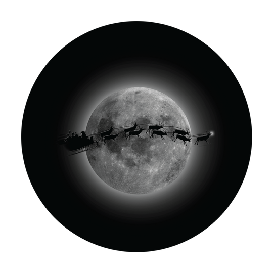 Glass Gobo - Santa In The Sky