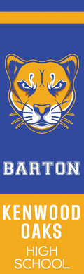 School Name with Logo Single Vinyl Banner Dekra-Lite
