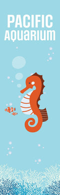 Seahorse Aquarium Single Vinyl Banner Dekra-Lite