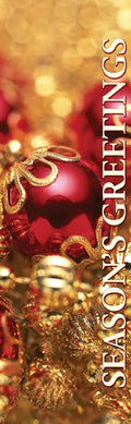 Season's Greetings Single Vinyl Banner Dekra-Lite
