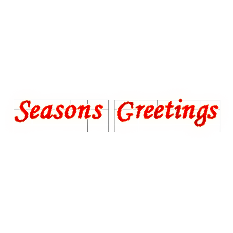 Season's Greetings Display