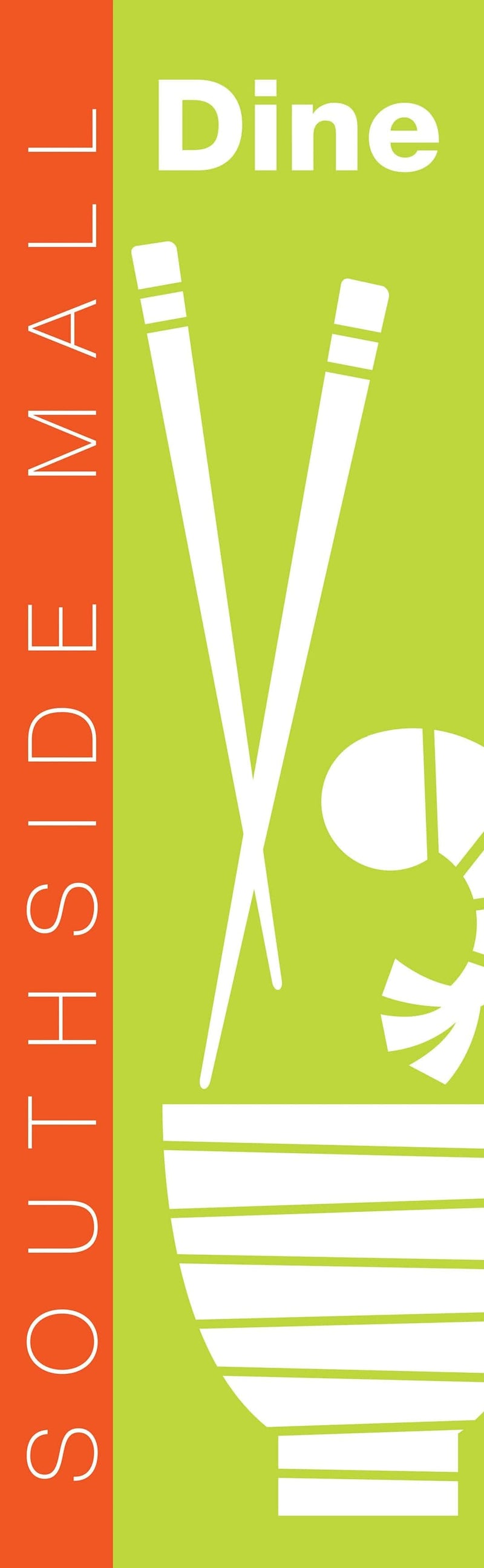 Silhouette Dine Single Vinyl Banner