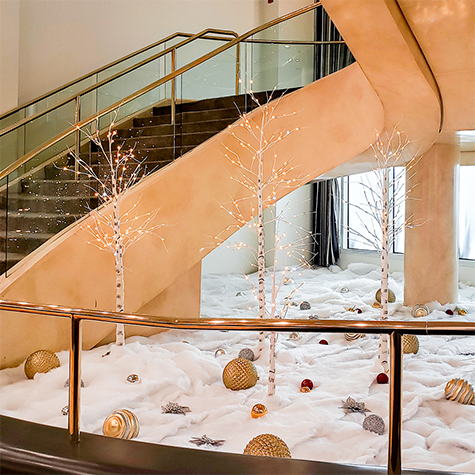 Dekra-Lite Birch Trees Indoor Display