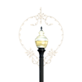 Snowbursts Lamppost Silhouette Dekra-Lite