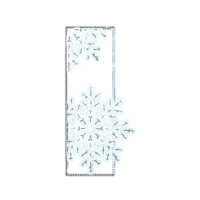 Dekra-Lite Snowflake Window LED Lit Pole Mount
