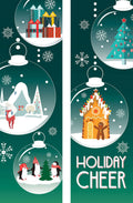 Snowglobes Double Vinyl Banner Set Dekra-Lite