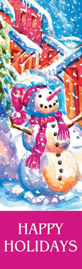 Snowman Village Single Vinyl Banner Set Dekra-Lite
