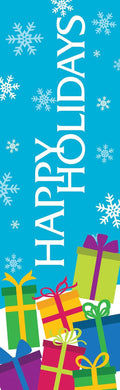 Snowy Gifts Single Vinyl Banner Dekra-Lite