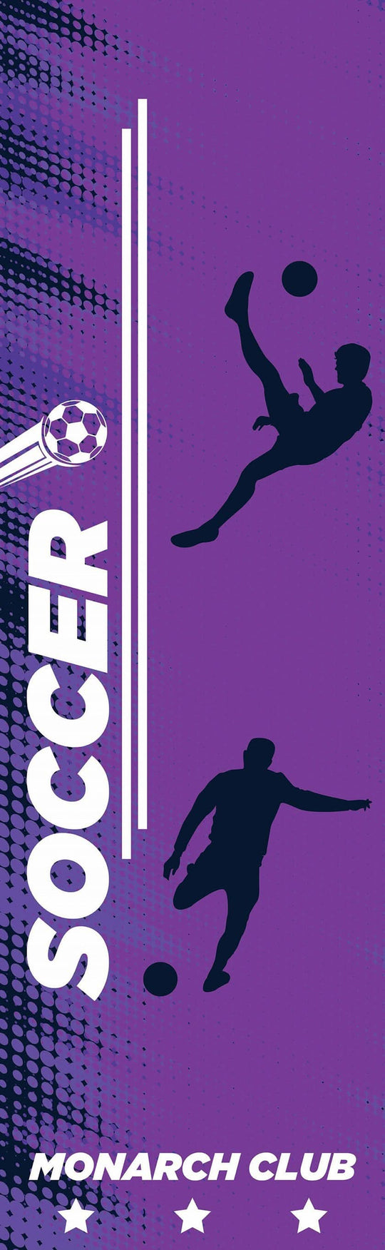 Soccer Single Vinyl Banner