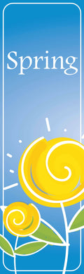 Spring - Yellow Daisies Single Vinyl Banner Dekra-Lite
