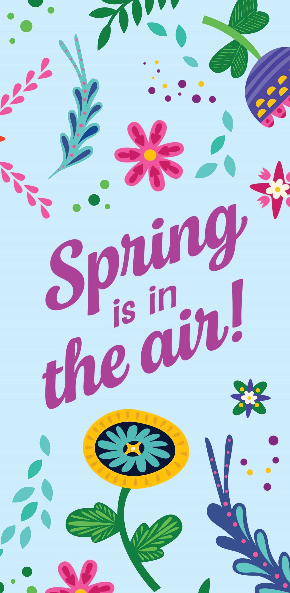 Spring is in the Air! Double Vinyl Banner