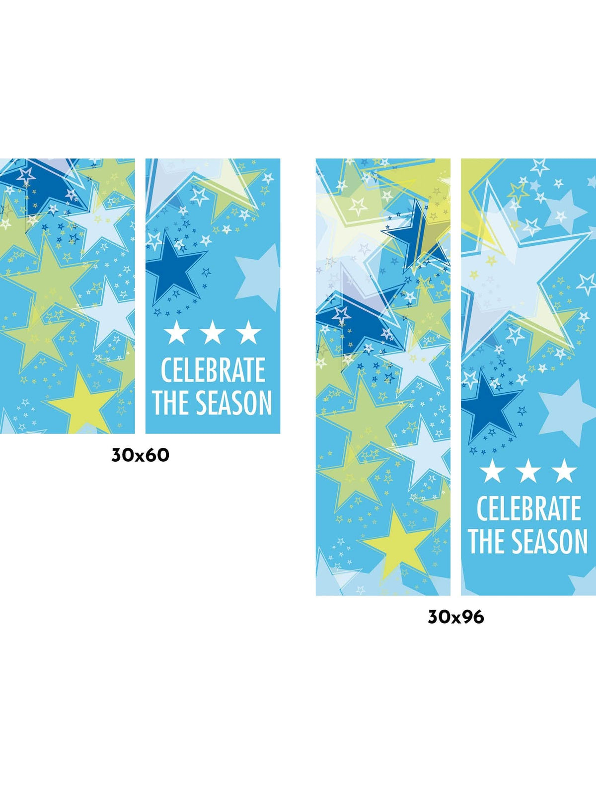 Star Celebration Double Vinyl Banner Set