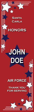 Star Honors Single Vinyl Banner Dekra-Lite