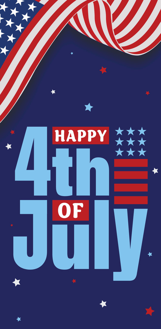 Stars & Stripes Single Vinyl Banner