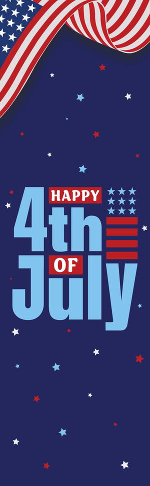 Stars & Stripes Single Vinyl Banner