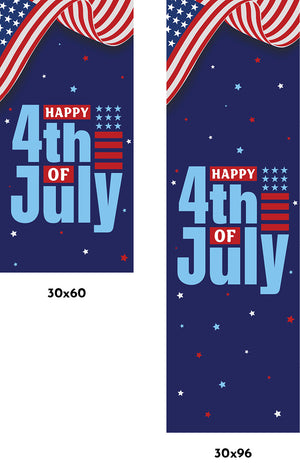 Stars & Stripes Single Vinyl Banner