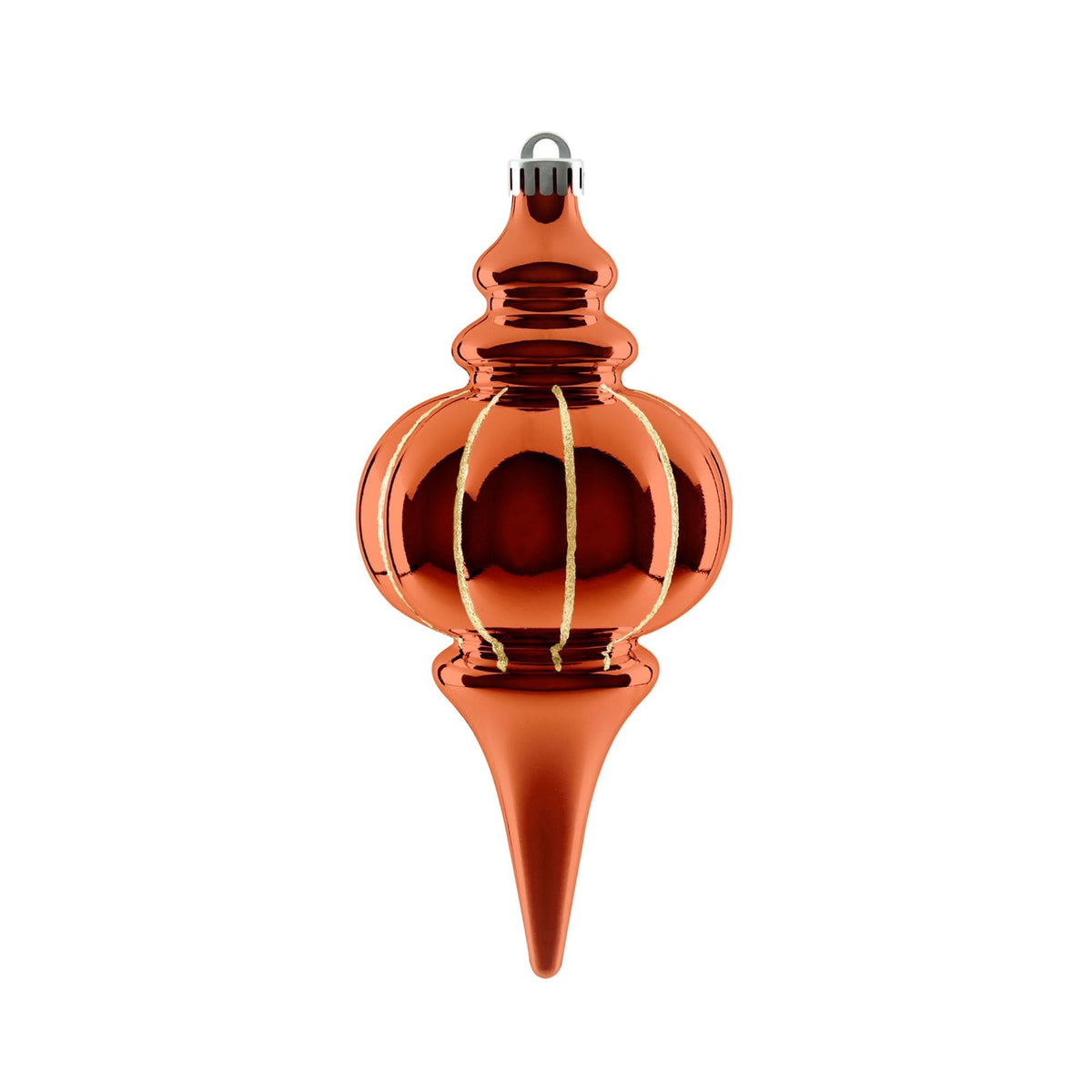 Striped Finial Ornaments