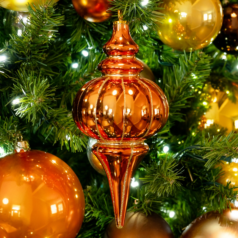 Striped Finial Ornaments