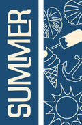 Summer Relaxation Double Vinyl Banner Dekra-Lite
