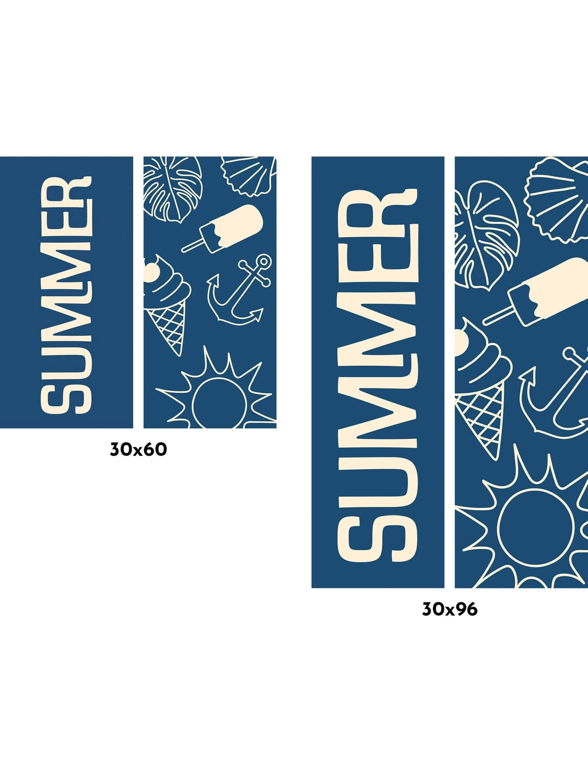 Summer Relaxation Double Vinyl Banner