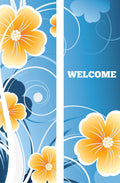 Summertime Flowers Double Vinyl Banner Set Dekra-Lite
