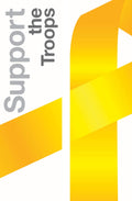 Support The Troops Double Vinyl Banner Set Dekra-Lite