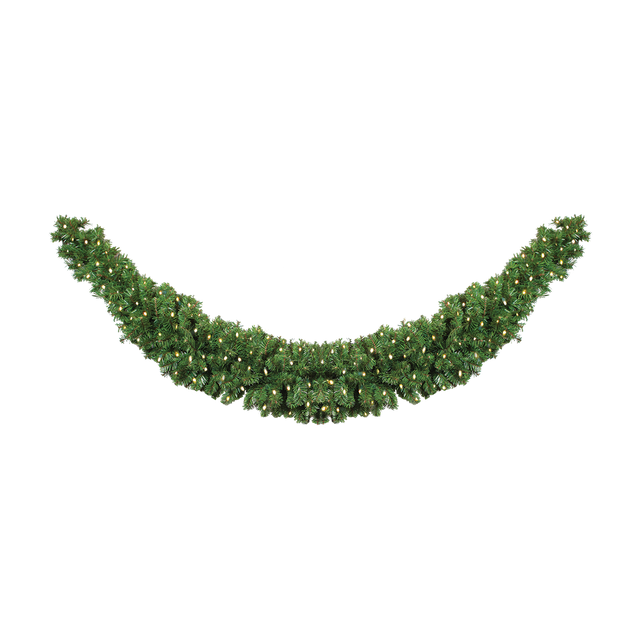 Dekra-Lite Tapered Swag Garland Lit
