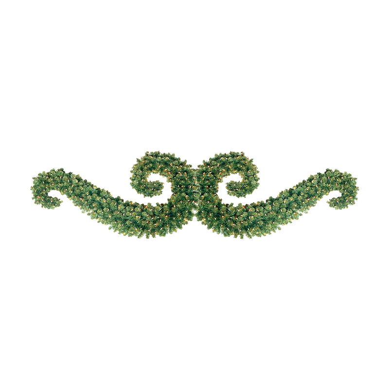 4'6" Topiary Scrolls Set of Two