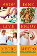 Town Double Vinyl Banner Set Dekra-Lite