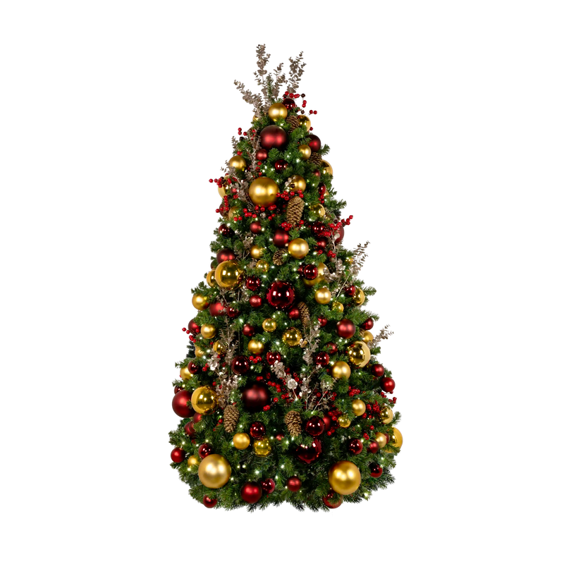 Traditional Tidings Pre-Decorated Trees
