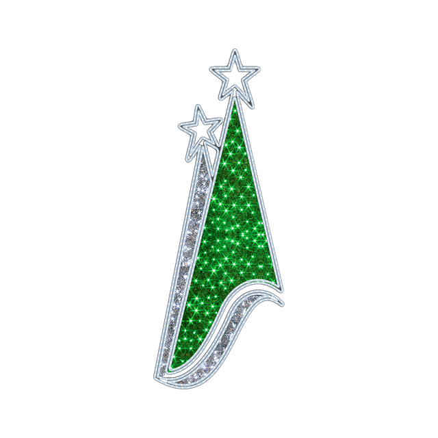 Dekra-Lite Twin Trees LED Lit Pole Mount