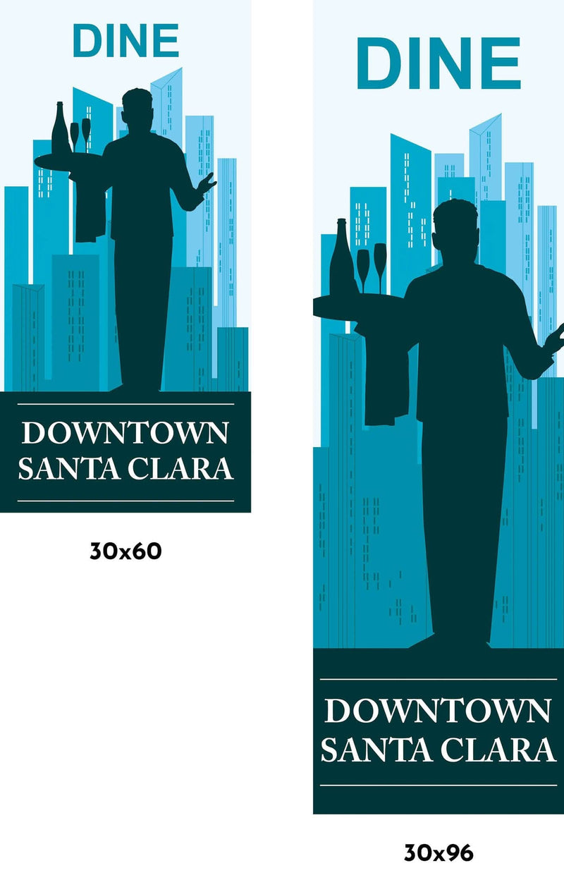 Urban Dine Single Vinyl Banner