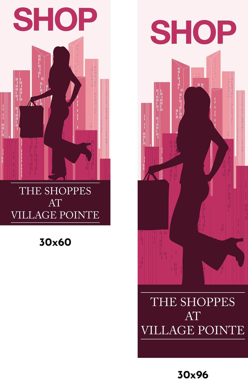 Urban Shop Single Vinyl Banner